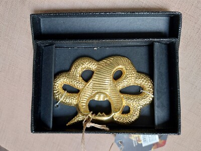 Neuheit Schlange Flaschenöffner.  Gold.UVP 15£.  Paperchase in Geschenkbox Code 132