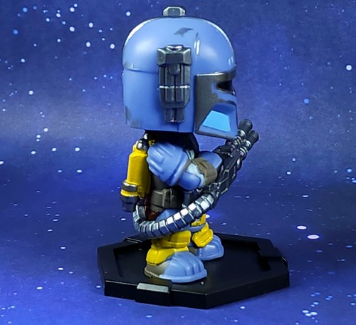 2024 Funko Star Wars 1/24 Paz Vizsla Mandalorian Mystery Mini Figura Bobblehead - Foto 7 di 8
