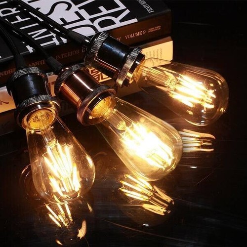 ST64 E26 Medium Base 100 Watt Equivalent Vintage LED Edison Filament Light Bulb - Picture 4 of 6