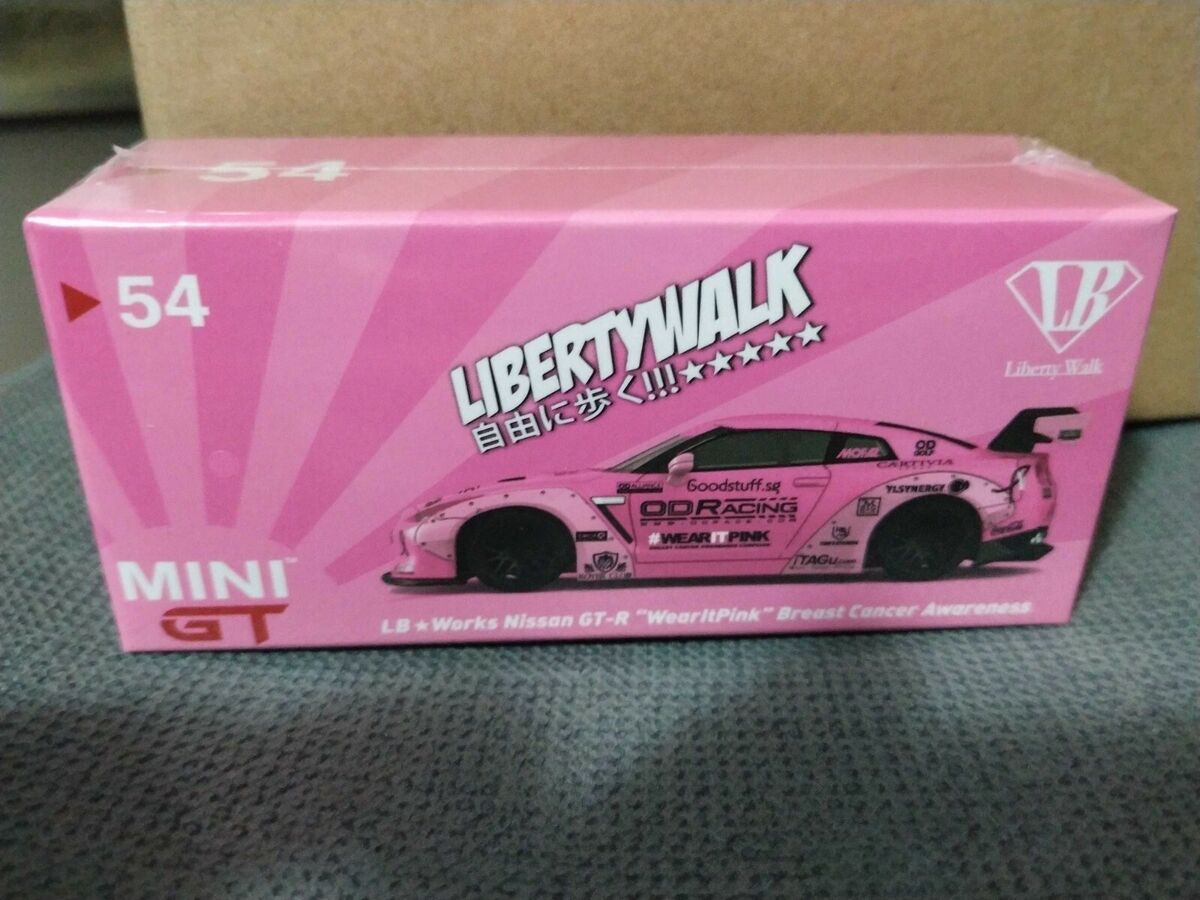 MINI GT 54 LB Works Nissan GT-R WearItPink Breast Cancer MINI GT 54 LB Works Nissan GT-R WearItPink Breast Cancer