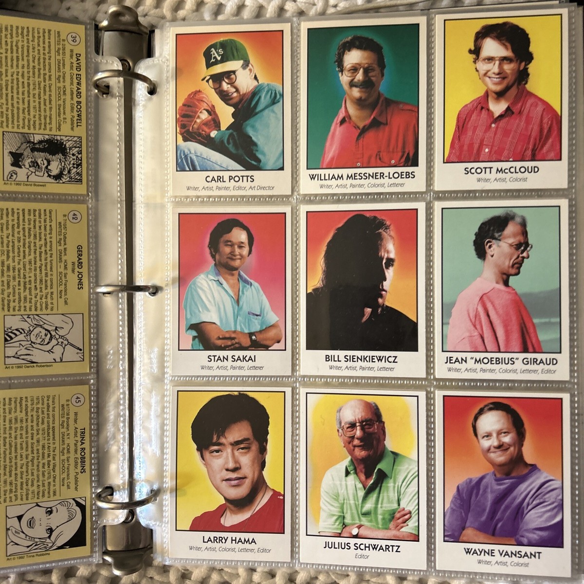 1992 Famous Comic Book Creators 110 Card Set With Wrapper | eBay