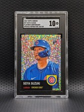 2022 Topps Chrome Seiya Suzuki RC Speckle Refractor /150 SGC 10 *POP 1* anywhere