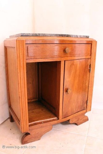 *** Antiker Art Déco Nachttisch Nachtschrank Beistellschrank Flurschrank Kommode - Bild 18 von 24