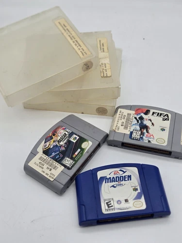 Nascar 2000, Madden 2000, FIFA 98 Nintendo 64 [N64] Games- NOT TESTED***49-8