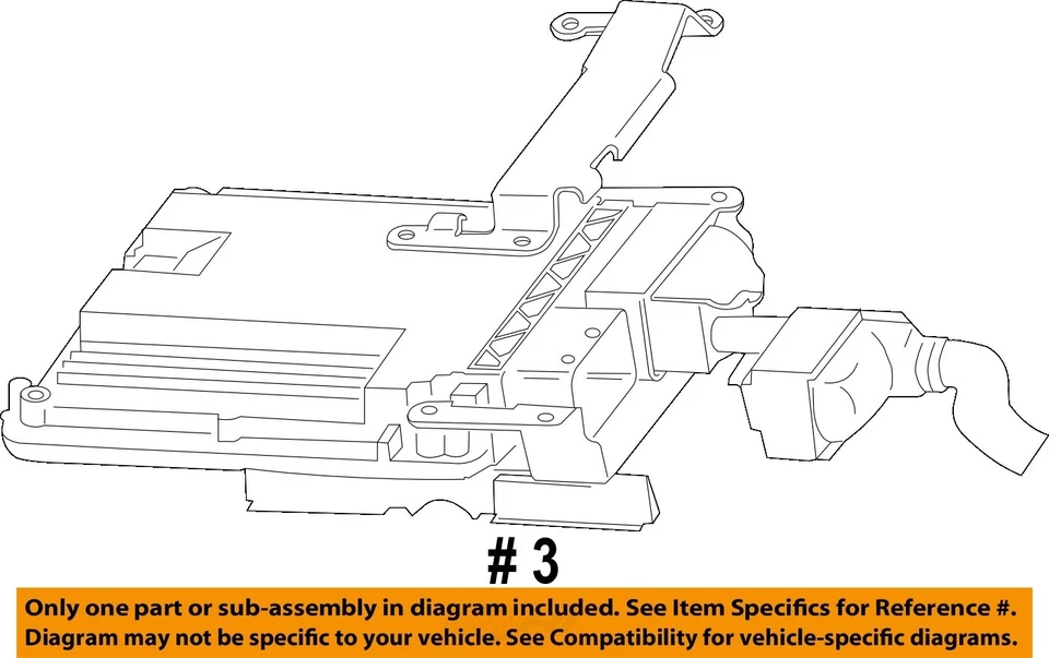 Used Engine Control Module (ECM) fits: 2013 Volkswagen Golf gti Electronic Contr - Image 3 of 4