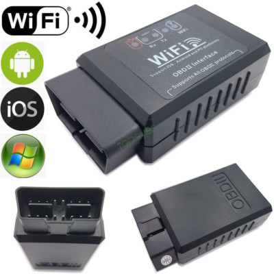 Car OBD2 WIFI Diagnostic Scanner Code Reader Tool for Android & IOS & Windows