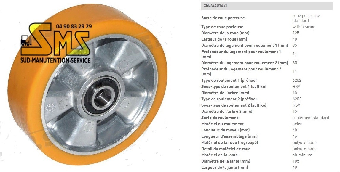 Roue stabilisatrice Still EXU H pour sécuriser le levage de palettes