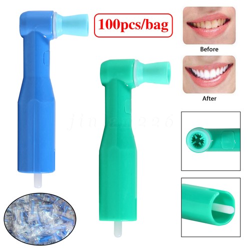 100-1000*Dental Disposable Prophy Angles Cup Latex Free Right Angle 90° DL - Picture 6 of 32