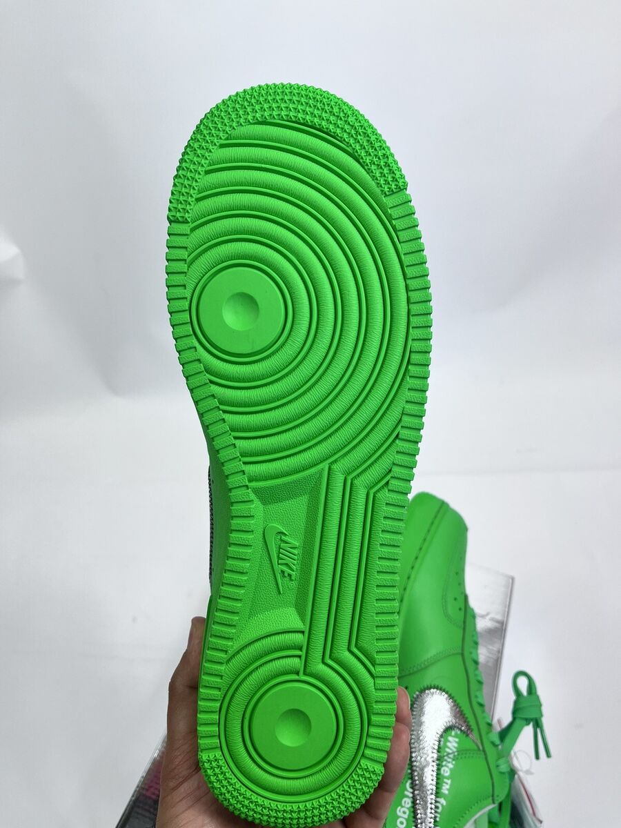 NIKE AIR FORCE 1 x OFF-WHITE LOW SP BK LT GREEN SPARK NIKE AIR FORCE 1 x OFF-WHITE LOW SP BK LT GREEN SPARK