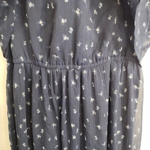 Abercrombie & Fitch Ditsy Floral Feminine Boho Featival Preppy Maxi Dress M - Picture 8 of 8