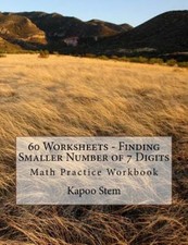 60 Worksheets - Finding Smaller Number of 7 D...
