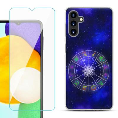 Case for Samsung Galaxy A13 5G, w/ Tempered Glass - Zodiac / Horoscope