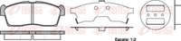 Remsa BremsbeläGe Bremsbelegsatz Vorne FüR Hyundai I10 Daihatsu Sirion