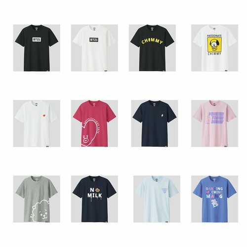 BTS \u0026 BT21 - UNIQLO UT BTS Characters 