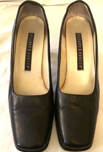HILLARD & HANSON womens shoes BLACK size 9 - Picture 2 of 7