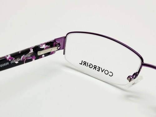 1 Stück Neu Covergirl CG0826 Violette Brille Gestell 54-17-135 #457 - Bild 6 von 12
