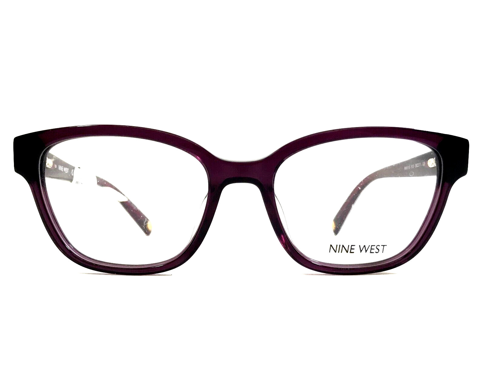 Nine West Eyeglasses Frames NW5113 515 Clear Purple Brown Tortoise 50-17-135