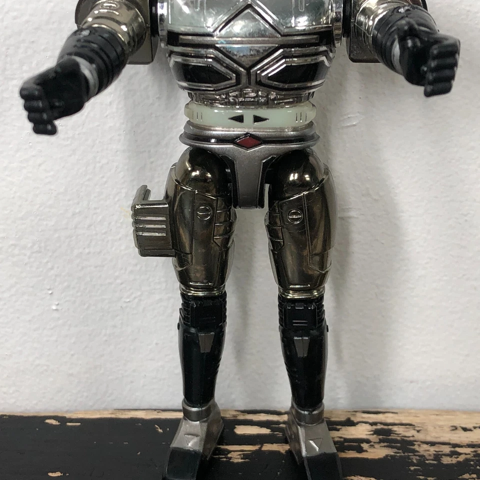 Figuras de acción Beetleborgs Metallix titanio plata Bandai 1997 coleccionables 5" Foto 4 de 4
