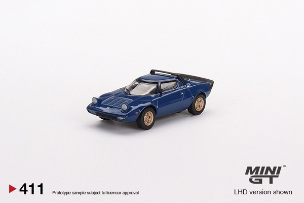 Mini Gt - Lancia Stratos Hf Stradale - Bleu Vincennes - MGT00411 (Lhd) - 1:64-image