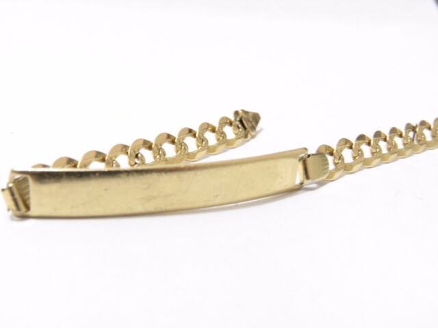 UNICORNJ 14K Gold Chain ID Bracelet 6 Italy