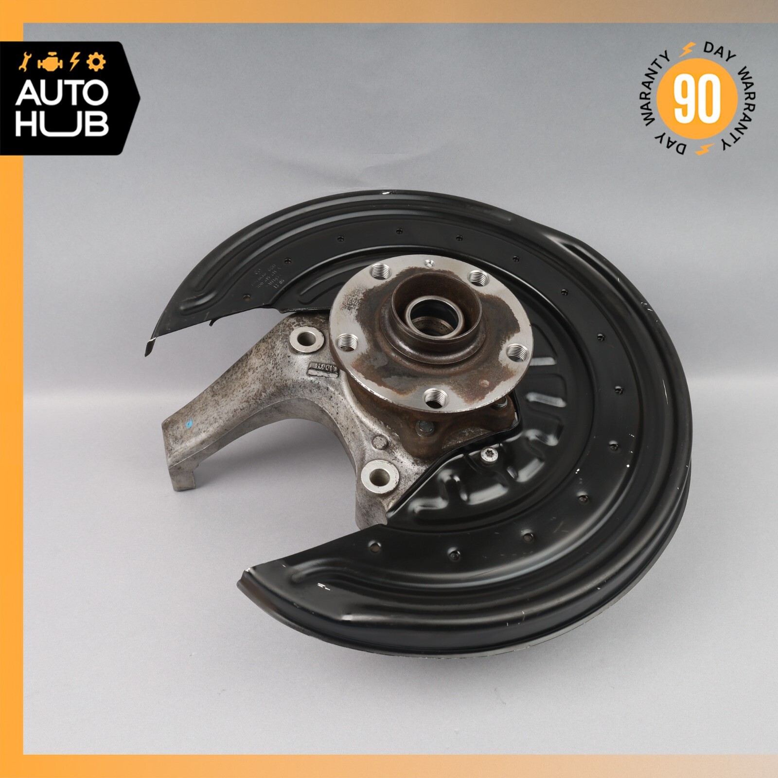 03-13 Bentley Continental GT Rear Left Driver Side Spindle Knuckle Hub OEM