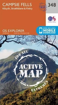 Campsie Fells (Map) OS Explorer Active Map