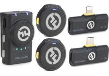 Hollyland Lark M2 NEW Lavalier Microphone Combo - Shine Charcoal