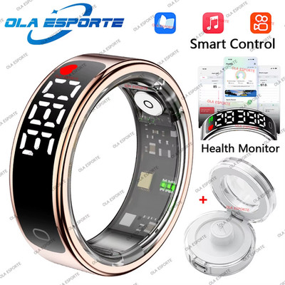 Für Smart Ring HD Bildschirm Tiktok Steuerung 5ATM Wasserdicht für Smartring For Galaxy 