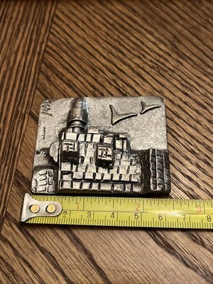 Sami Zilka Metal Plaque Mid Century Modern Sculpture - Stamped Numbered