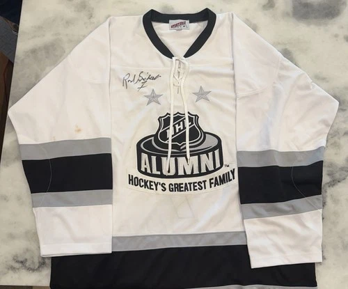 Autographed Rod Gilbert Hockey Alumni Jersey Ny Rangers Great