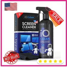 Screen Cleaner Spray 16oz Best Large Kit for LCD LED Matte TVs, Smartphones,