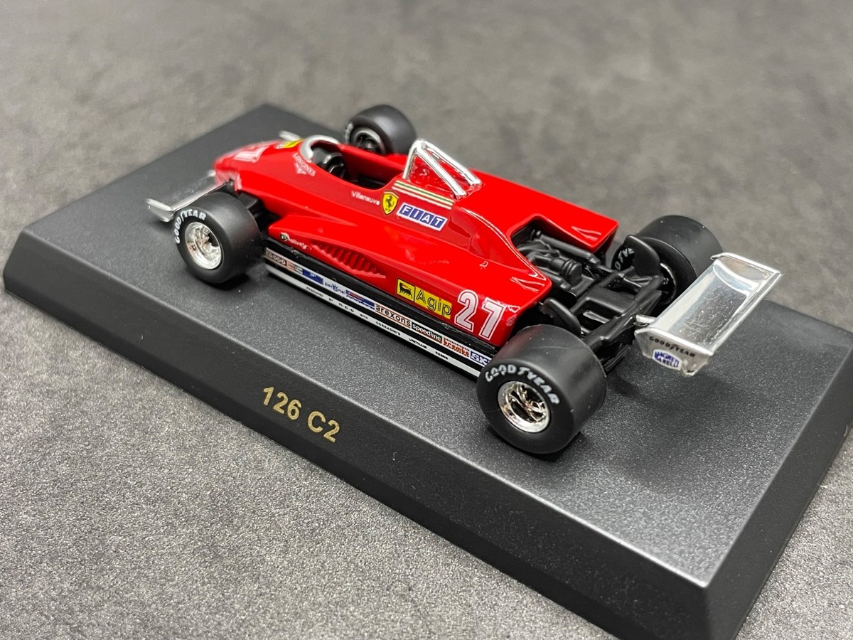 Kyosho 1/64 Ferrari F1 collection1 126 C2 #27 G.VILLENEUVE Diecast