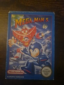 Nintendo Nes Mega Man 5 OVP CIB RARIT&Auml;T 