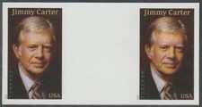 USA Sc. 6043a (F) Jimmy Carter 2025 MNH H pair gutter ***NO DIE CUTS*