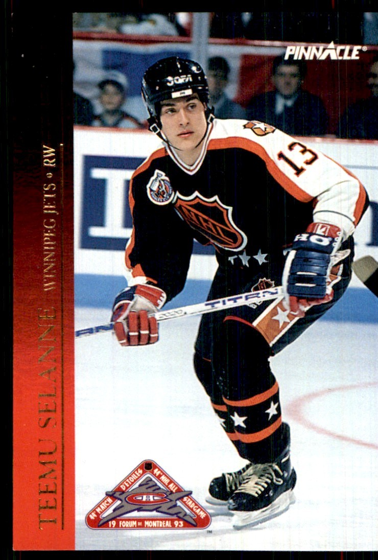 1993-94 Score Canadian Pinnacle All-Stars Teemu Selanne Winnipeg Jets #32