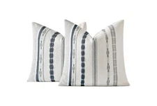 MIULEE Set of 2 Decorative Throw Pillow Covers Boho Farmhouse Cushion B32