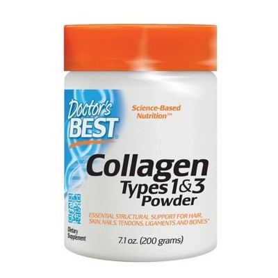 Doctor's Best Pure Collagen (reines Kollagenpulver) Typ 1 und 3 200 g