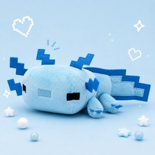 Blue Minecraft Soft Plush Doll Rare Axolotl Pillow Stuffed Toys Gift Home