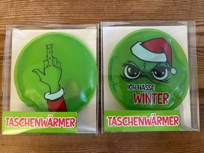 The GRINCH Taschenwärmer | 2 Stück - Neu In OVP | Kult 