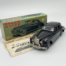 Tin-toy Yonezawa Rolls-Royce Friction size: 9inc 1950S Japan w/box, manuals