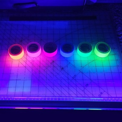 4pcs Bright Craft Tape Night Light Adhesive for Homes Decors & School Activity