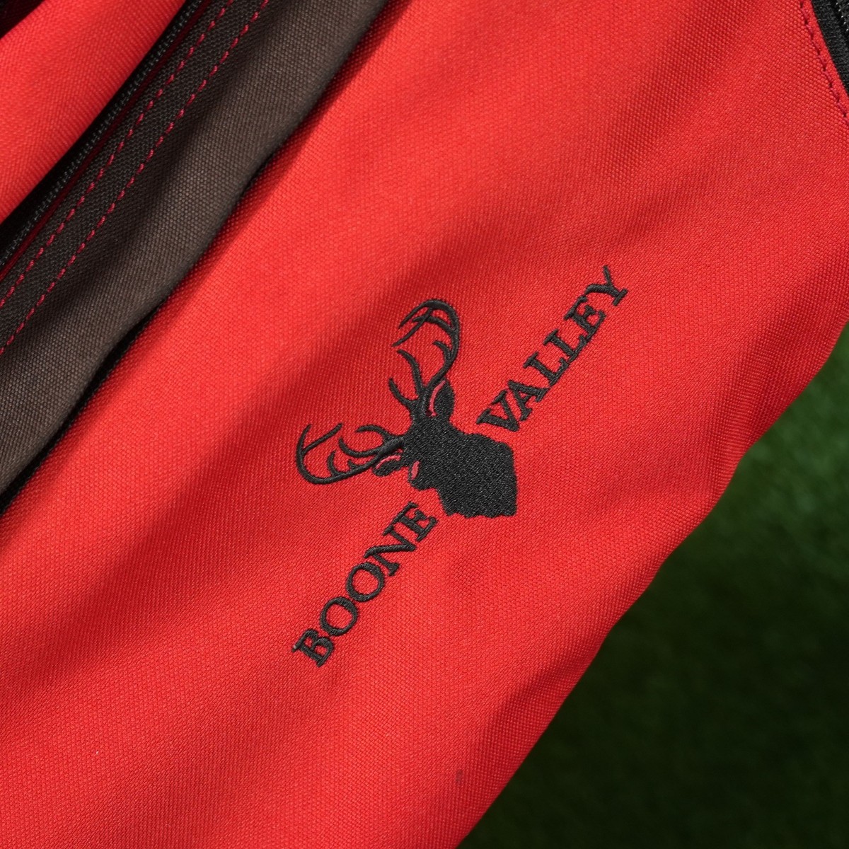 Jones Sport Co Stand Golf Bag Red Boone Valley Logo Lightweight