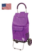 Trolley Dolly Purple Foldable Shopping cart for Groceries