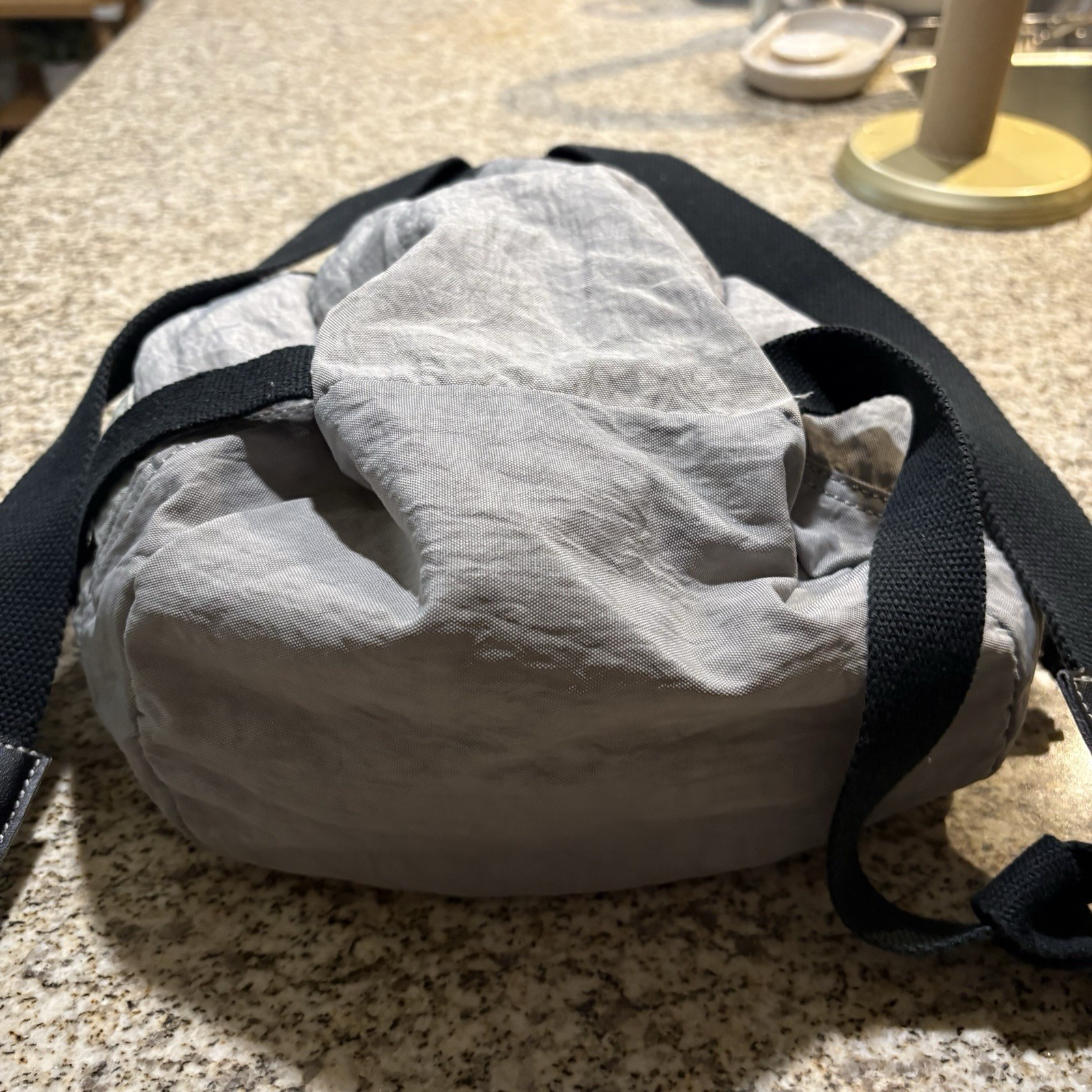 Kipling Lovebug Mini Backpack Light Gray Drawstri… - image 4