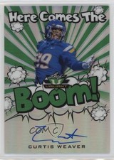 2020 Leaf Valiant Here Comes the Boom! 71/75 Curtis Weaver #HCB-CW1 Auto 0i5i
