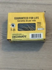 1 lb Box of DECKMATE 3-1/2IN" Star Drive Coated Screws-Tan ~ FREE SHIPPING