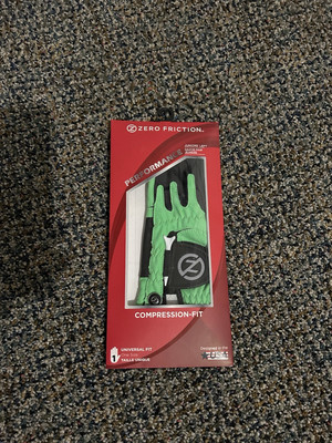 Zero Friction Junior's Left Compression Fit Golf Glove NIP Universal FIt