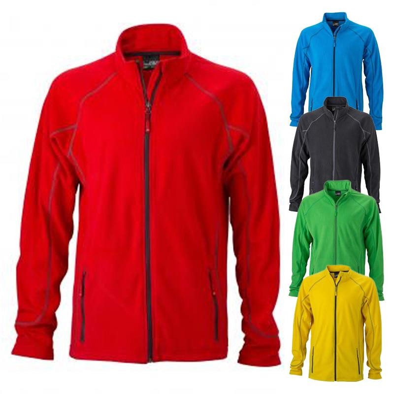 Leichte Outdoor Herren Fleecejacke - Größen S - 3XL, 5 Farben, Top Qualität