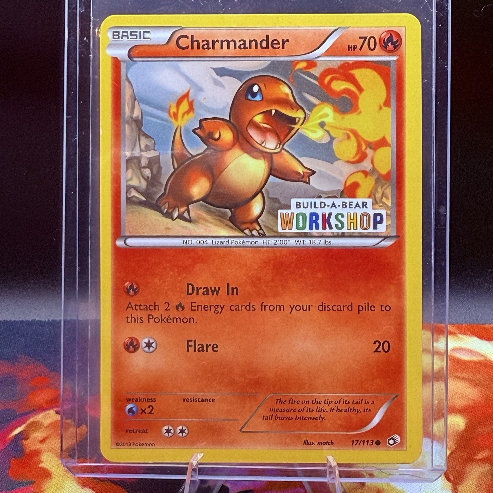 Charmander Build-A-Bear Promo 17/113 Pokemon Card NM