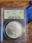 Morgan Silver Dollar 1886 PCGS MS64 certified uncirculated Old Label